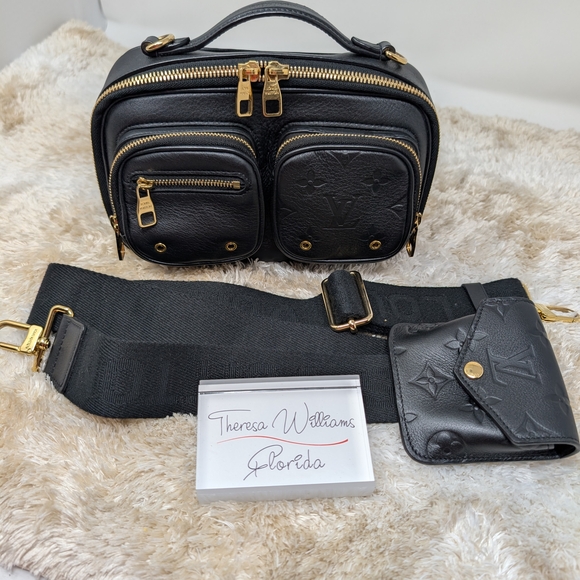Louis Vuitton Black Empreinte Utility Crossbody - Picture 1 of 16